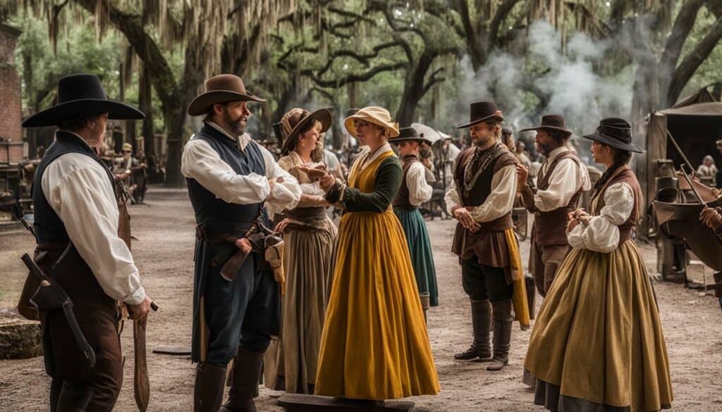 Interactive historical events Savannah
