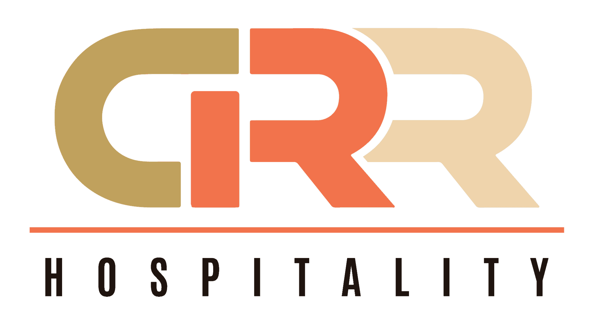 Logo of CIRR Hospitality, featuring bold, stylized letters "CIRR" in a combination of light brown, coral, and beige colors, with a horizontal line underneath. Below the line, the word "HOSPITALITY" is written in capital letters in a dark brown font. Perfect for our Savannah Lakes RV Resort's Grand Opening Ribbon Cutting Ceremony.